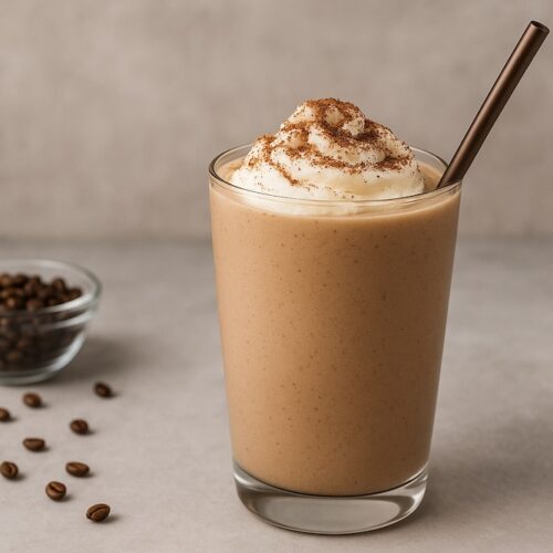 שייק חלבון בטעם קפה Coffee-Flavored Protein Smoothie